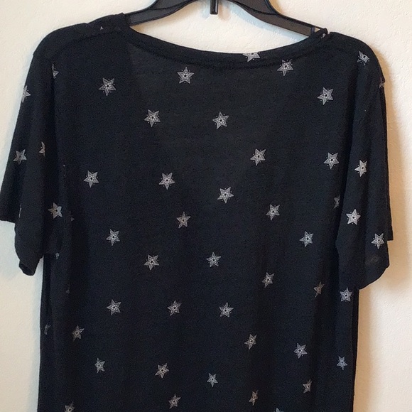 Rails Cara Black Rivet Star Short Sleeve Top - Picture 3 of 7